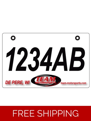 TEAM MOTORSPORTS ATV Plate